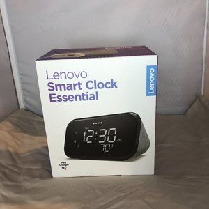 Lenovo - Smart Clock Essential 4" Smart Display with Google Assistant